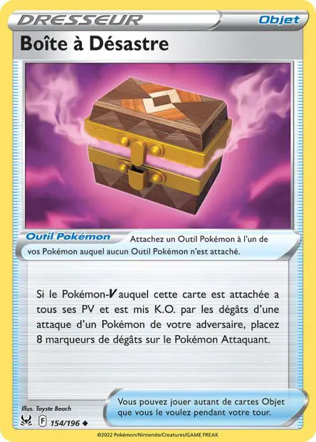 Boîte à Désastre -  -  - Peu commune