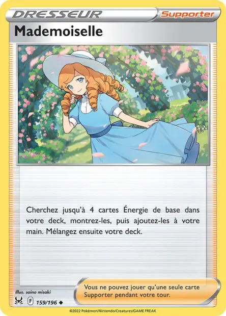 Mademoiselle -  -  - Peu commune