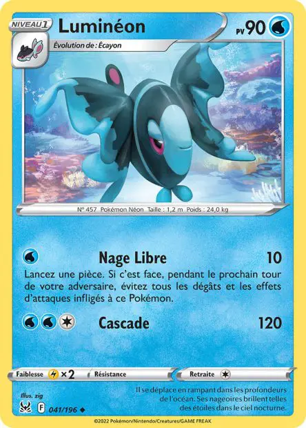 Lumineon -  -  - Peu commune