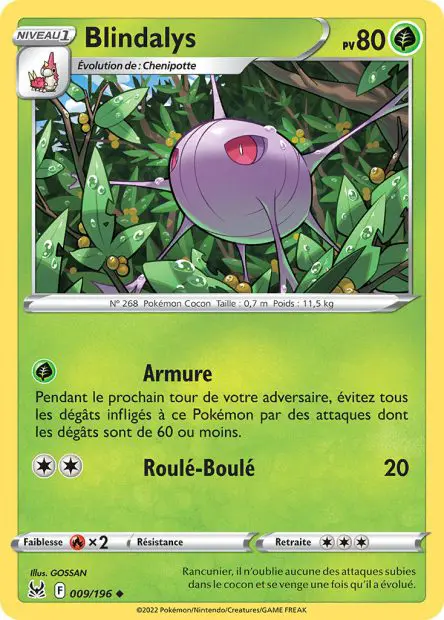 Blindalys -  -  - Peu commune