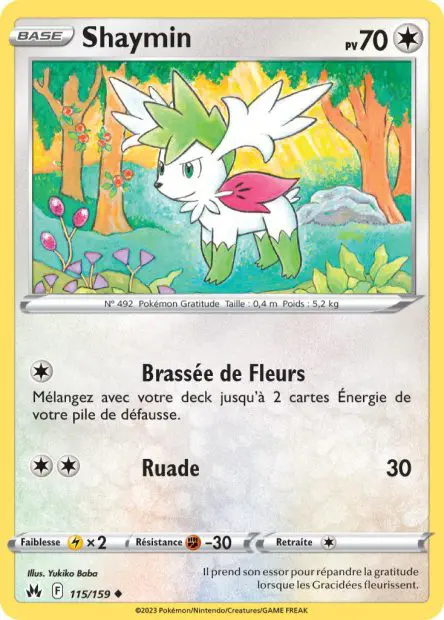 Shaymin -  -  - Peu commune