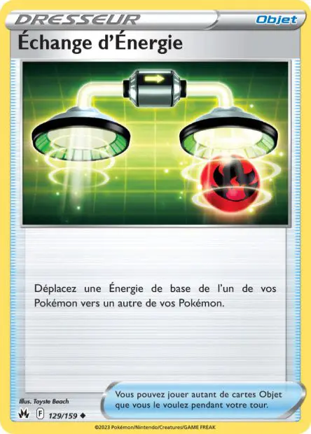 Échange d'énergie -  -  - Peu commune