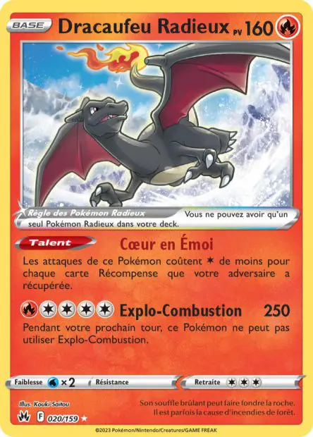Dracaufeu Radieux -  -  - Ultra rare