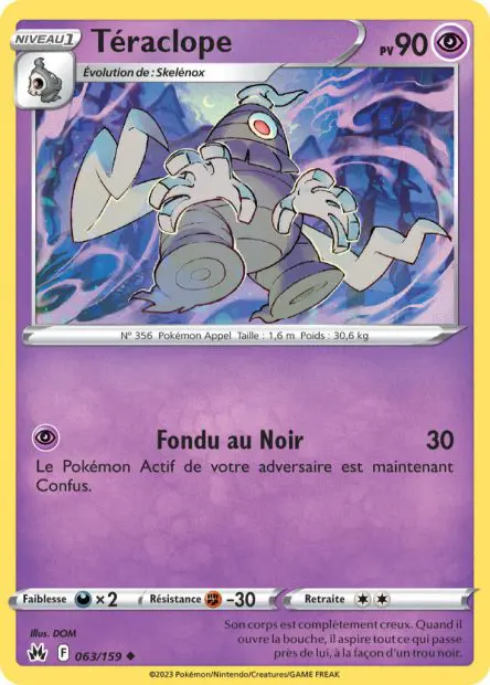 Teraclope -  -  - Peu commune