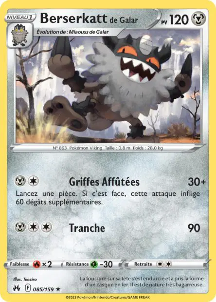 Berserkatt de Galar -  -  - Rare