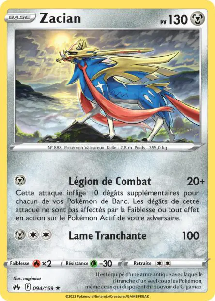 Zacian -  -  - Holographique