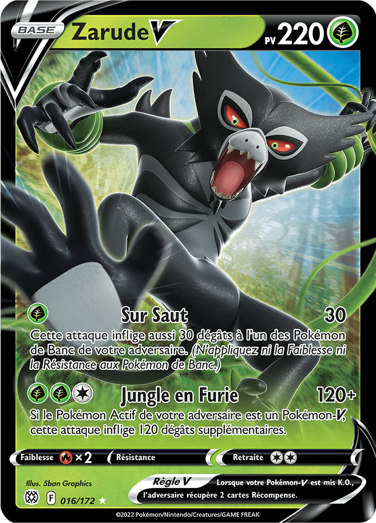 Zarude V -  -  - Holographique rare V