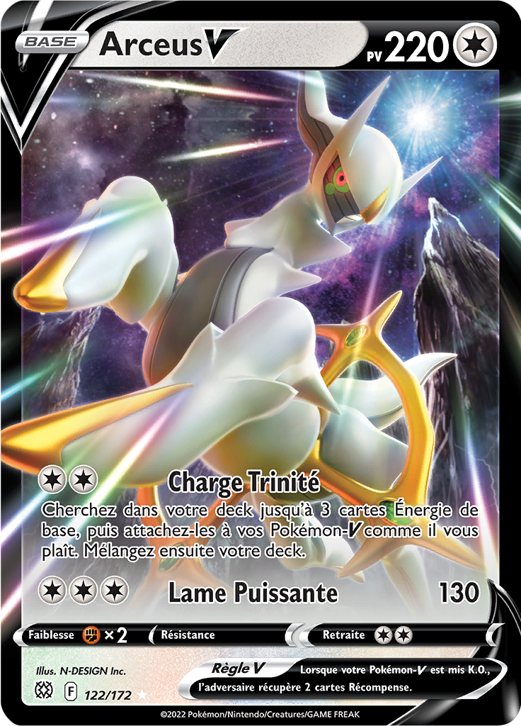 Arceus V -  -  - Holographique rare V