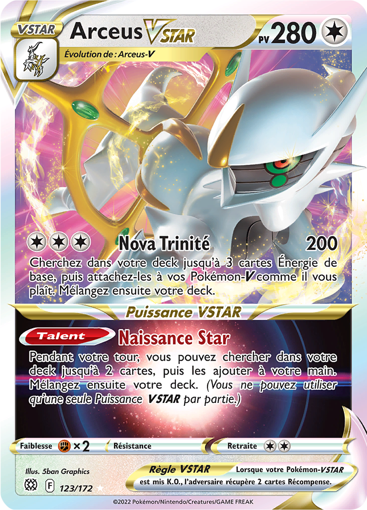Arceus VSTAR -  -  - Holographique rare STAR