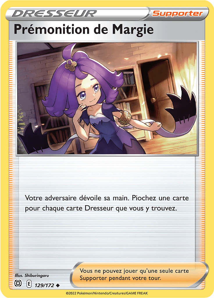 Prémonition de Margie -  -  - Peu commune