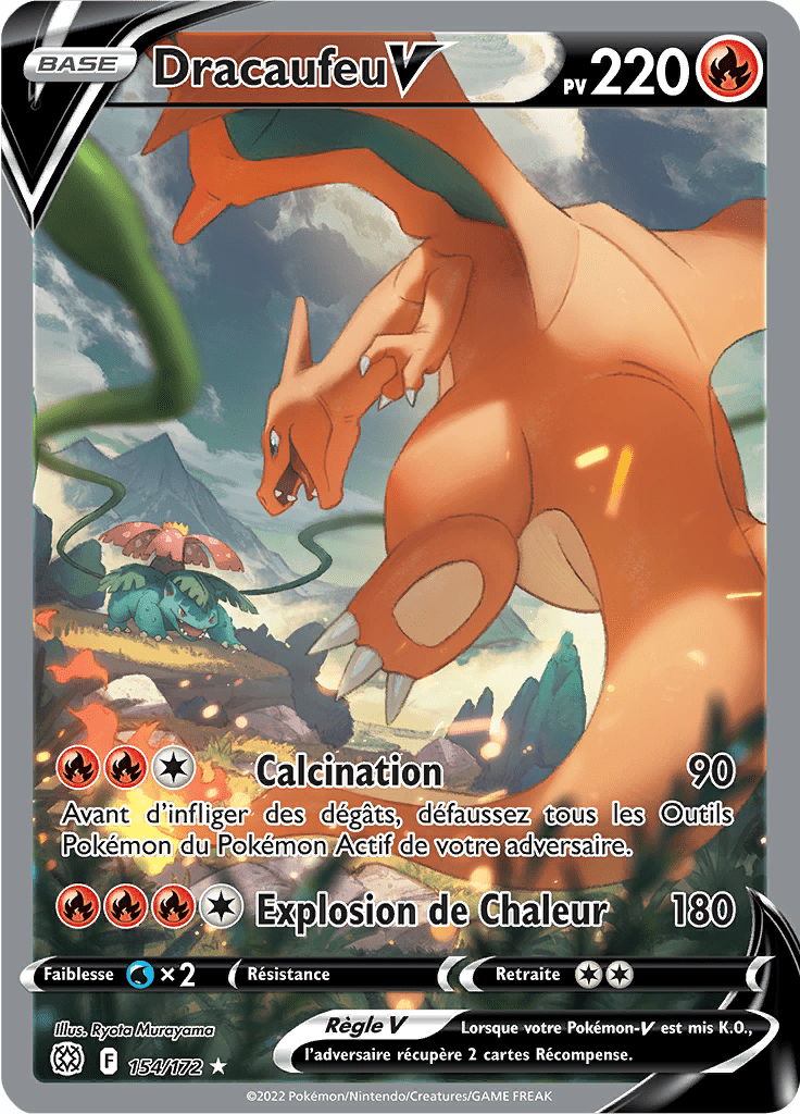Dracaufeu V -  -  - Holographique rare V