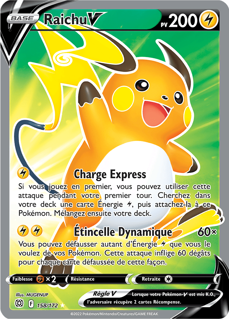 Raichu V -  -  - Holographique rare V