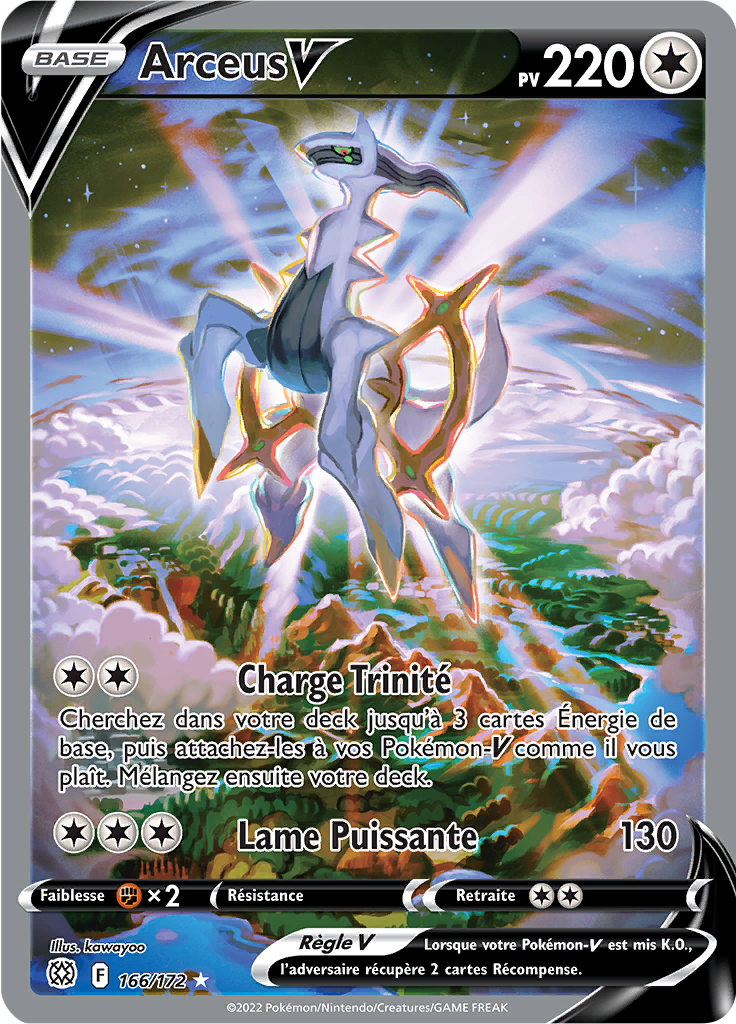 Arceus V -  -  - Holographique rare V