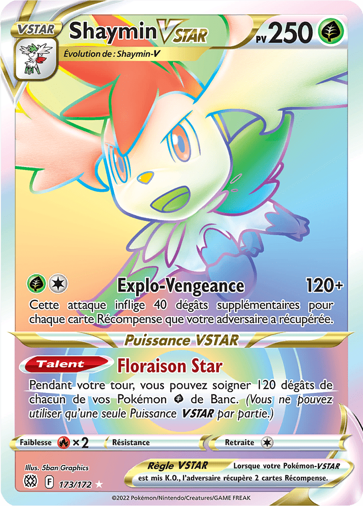 Shaymin VSTAR -  -  - Arc-en-ciel rare