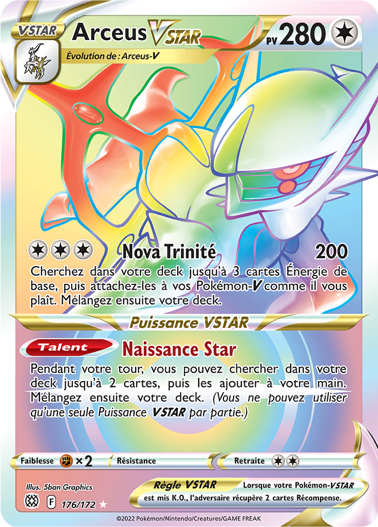 Arceus VSTAR -  -  - Arc-en-ciel rare