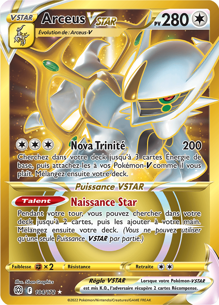 Arceus VSTAR -  -  - Secrète rare