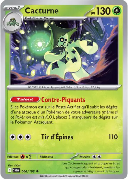 Cacturne -  -  - Peu commune