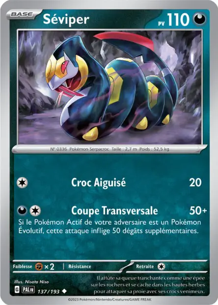 Seviper -  -  - Peu commune