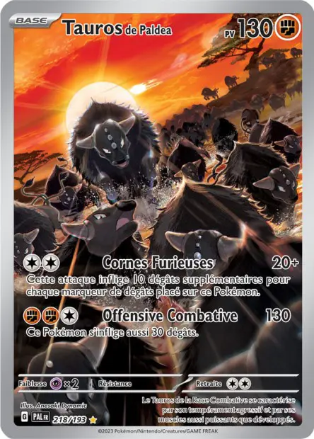 Tauros de Paldéa -  -  - Ultra rare