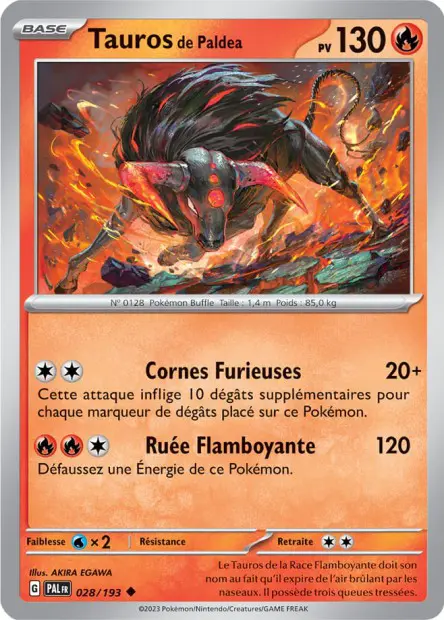 Tauros de Paldéa -  -  - Peu commune