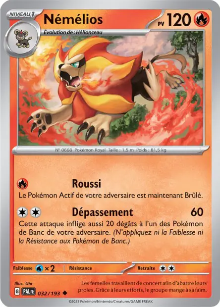 Némélios -  -  - Peu commune