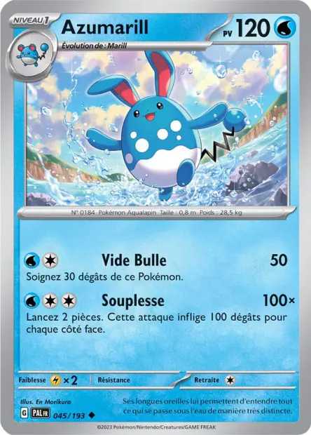 Azumarill -  -  - Peu commune