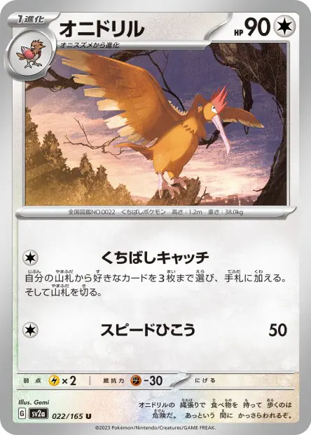 Fearow -  -  - Peu commune