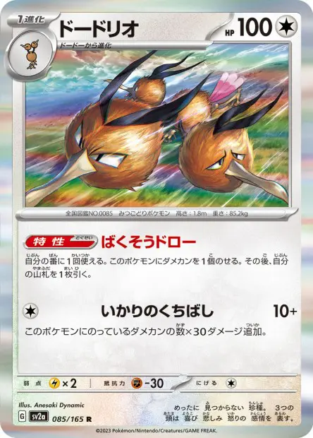 Dodrio -  -  - Rare