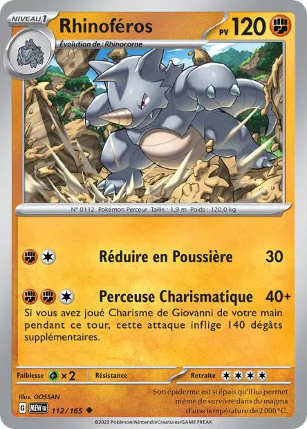 Rhinoféros -  -  - Peu commune