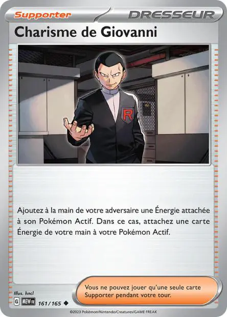 Charisme de Giovanni -  -  - Peu commune