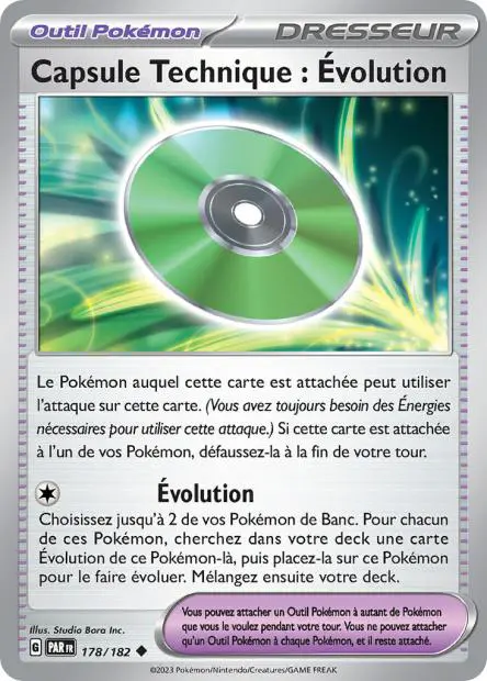 Capsule Technique : Évolution -  -  - Peu commune