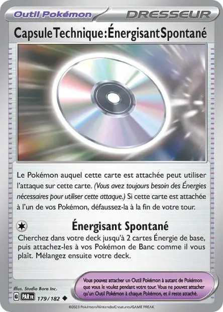 Capsule Technique:Énergisant Spontané -  -  - Peu commune