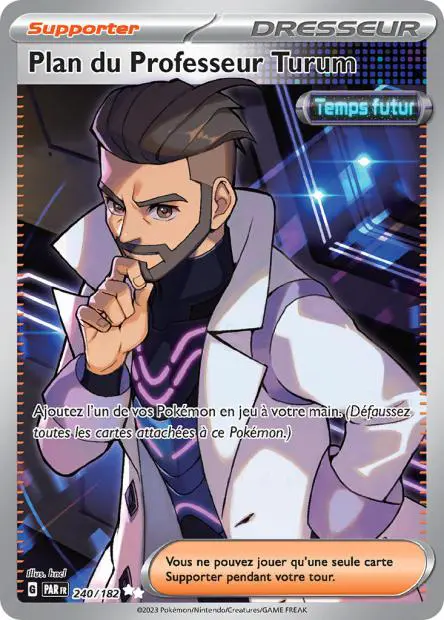 Plan du Professeur Turum -  -  - Ultra rare