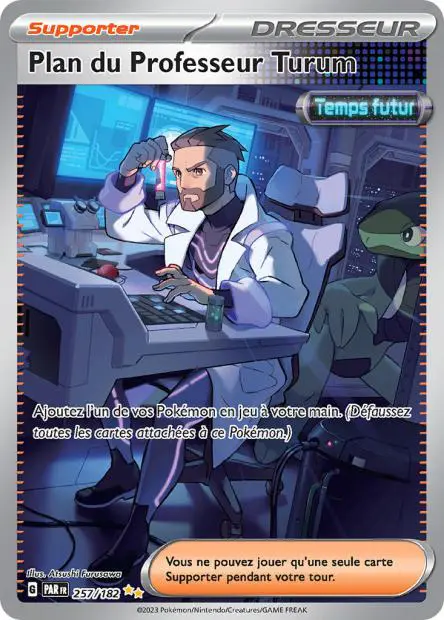 Plan du Professeur Turum -  -  - Ultra rare