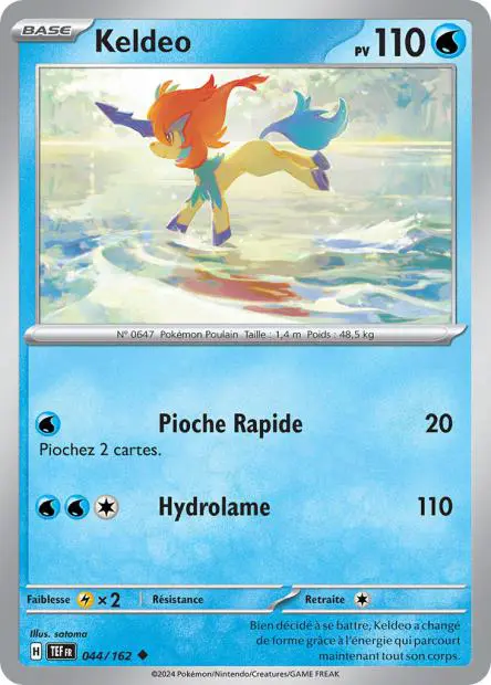 Keldeo -  -  - Peu commune