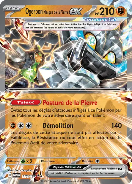 Ogerpon Masque de la Pierre ex -  -  - Ultra rare