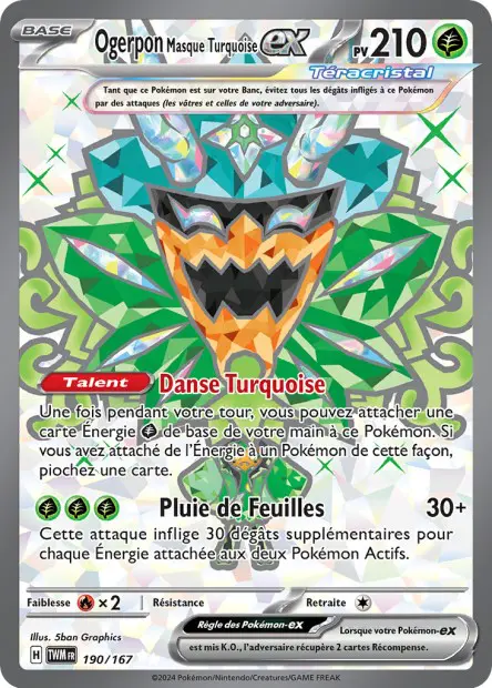 Ogerpon Masque Turquoise ex -  -  - Ultra rare