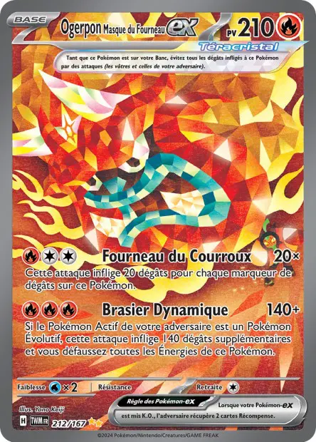 Ogerpon Masque du Fourneau ex -  -  - Ultra rare