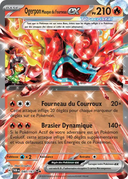 Ogerpon Masque du Fourneau ex -  -  - Ultra rare