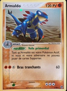 Carte Pokémon Armaldo 1/100 - EX Tempête de sable