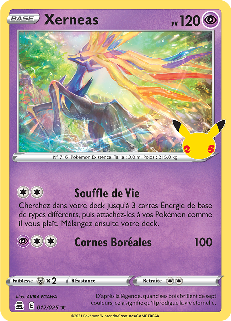 Xerneas - Célébrations - 012 - Rare
