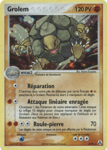 Carte Pokémon Grolem 6/92 - EX Créateurs de légendes