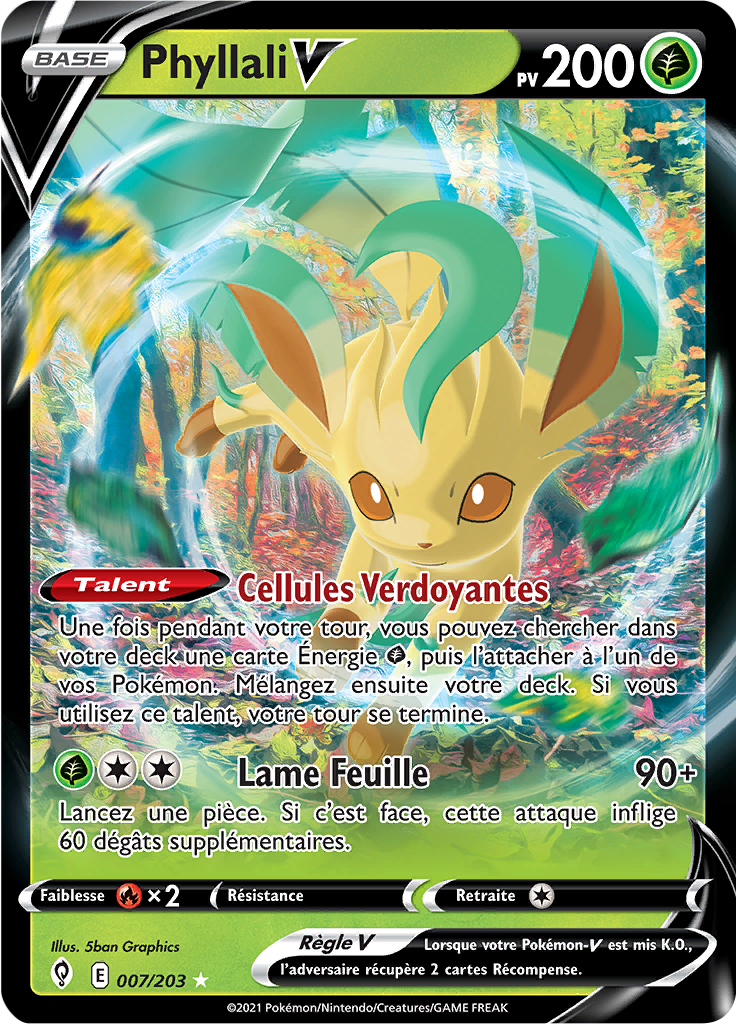 Phyllali V - EB Évolution Céleste - 007 - Holographique rare V