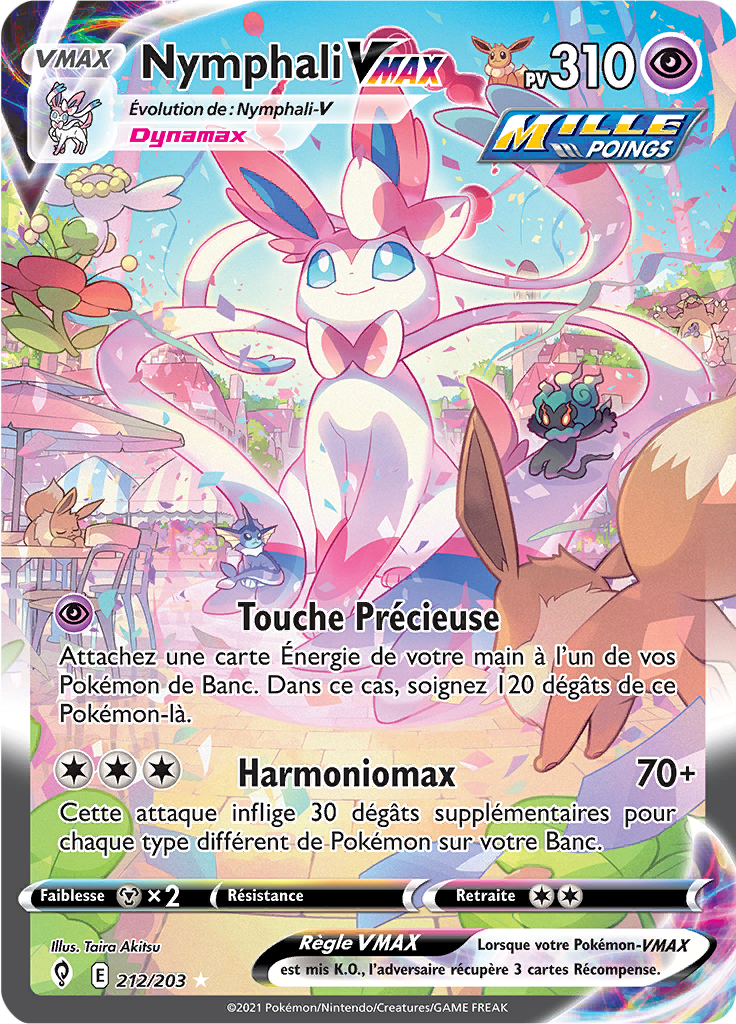 Nymphali V - EB Évolution Céleste - 212 - Full Art Gold