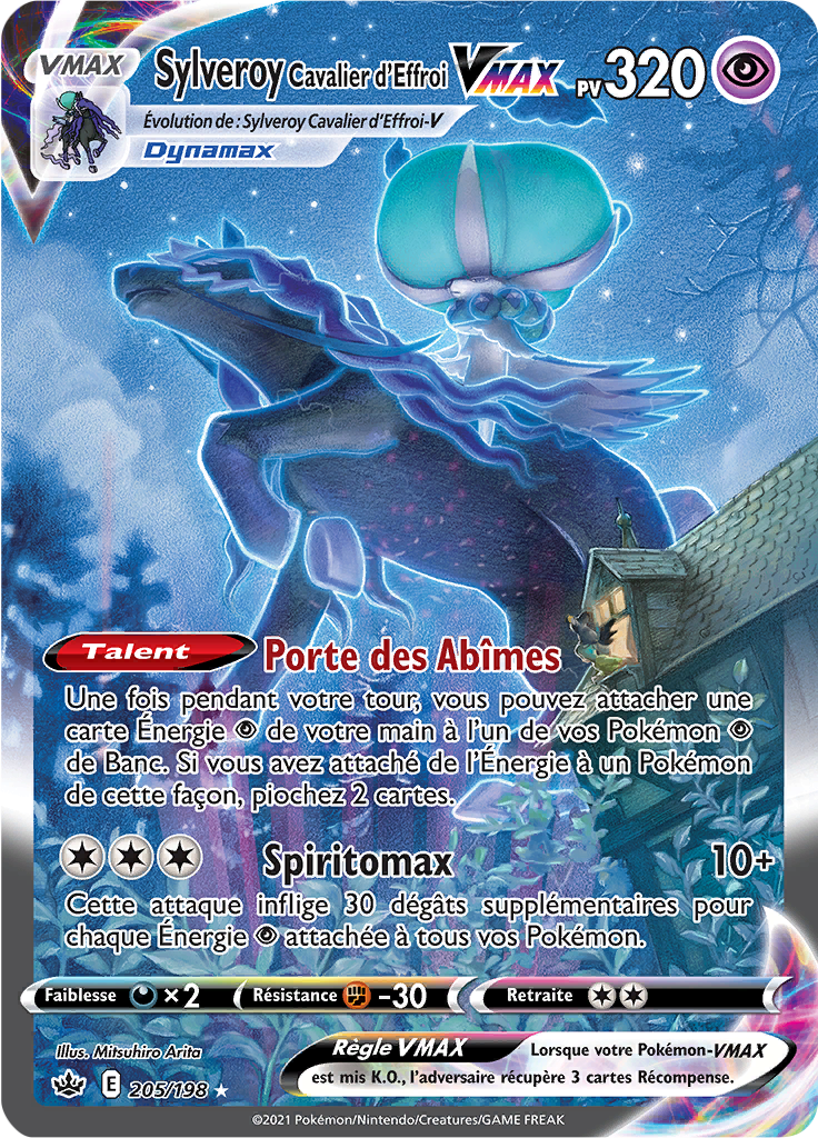 Sylveroy Cavalier d'Effroi V - EB Règne de Glace - 205 - Full Art Gold