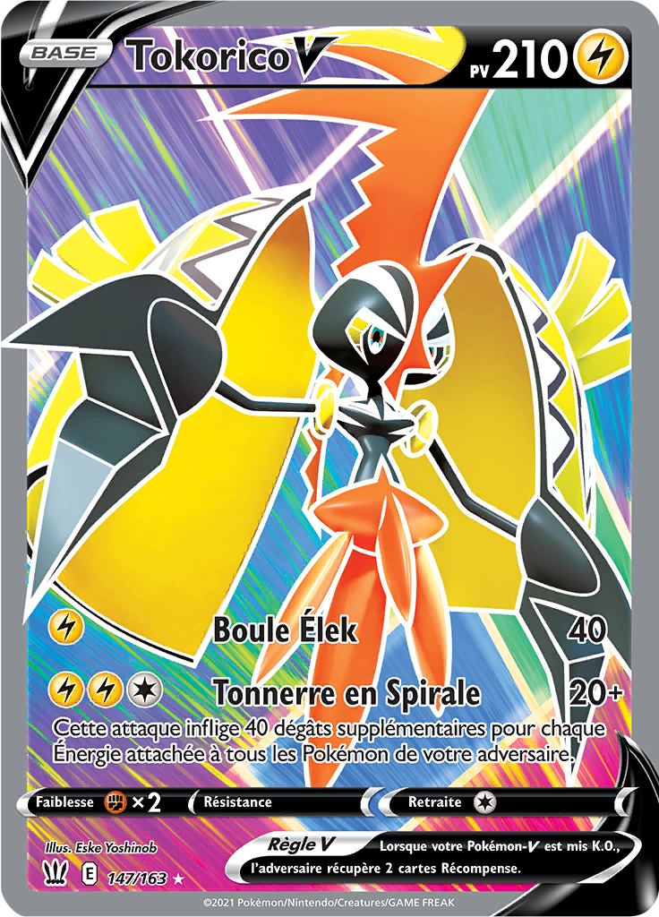Tokorico V - EB Styles de Combat - 147 - V Full Art