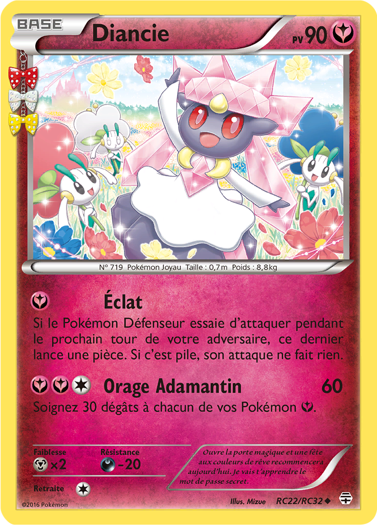 Diancie - Générations - RC22 - Peu commune