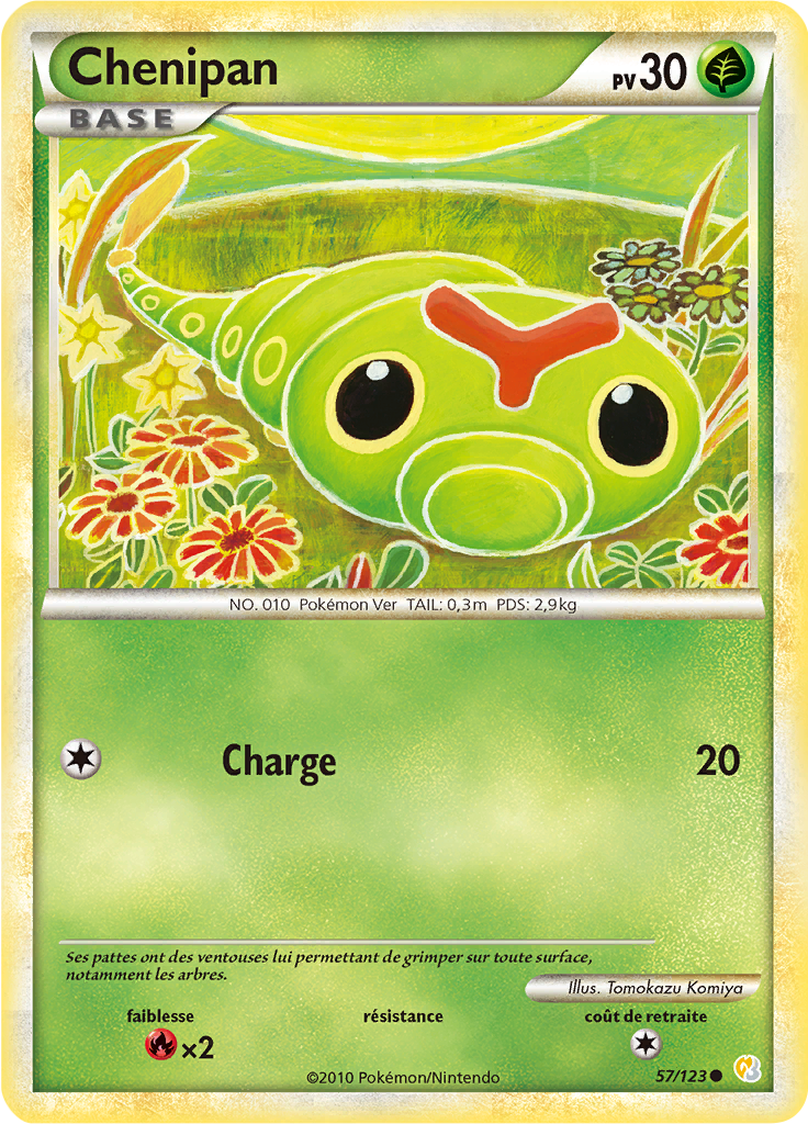 Chenipan - HeartGold SoulSilver - 057 - Commune