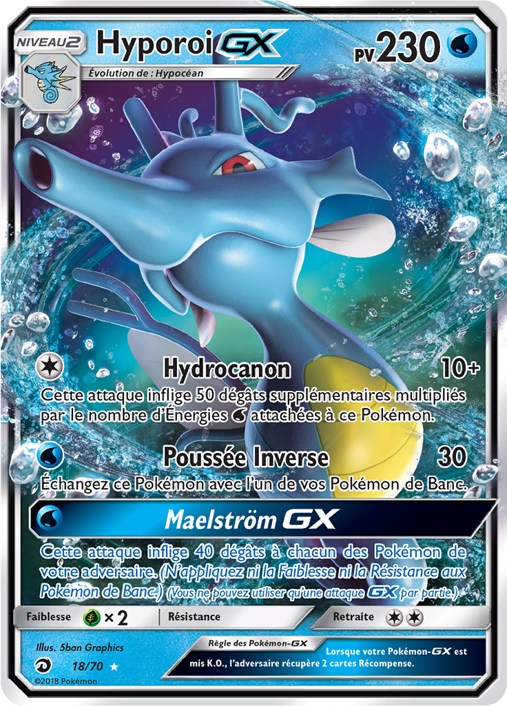 Hyporoi GX - Majesté des Dragons - 018 - Holographique rare GX