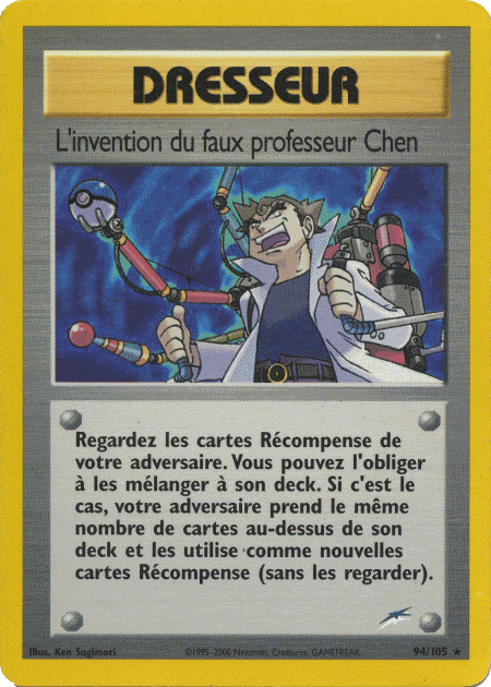 L'invention du faux professeur Chen - Neo Destiny - 094 - Rare